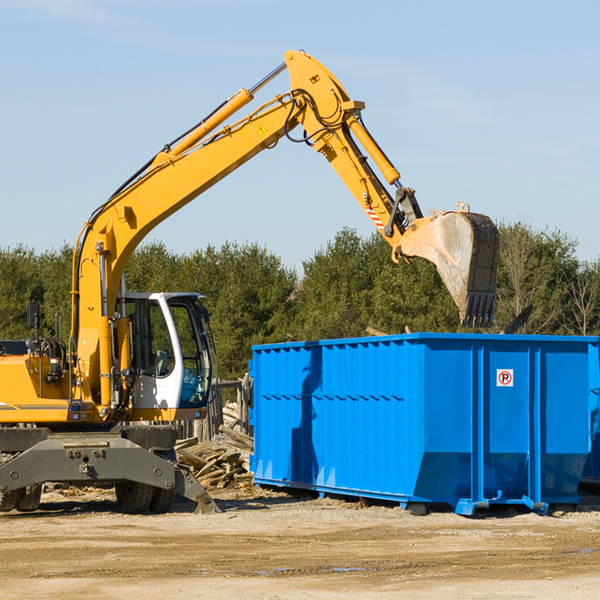 can i rent a residential dumpster for a construction project in Hillman Michigan